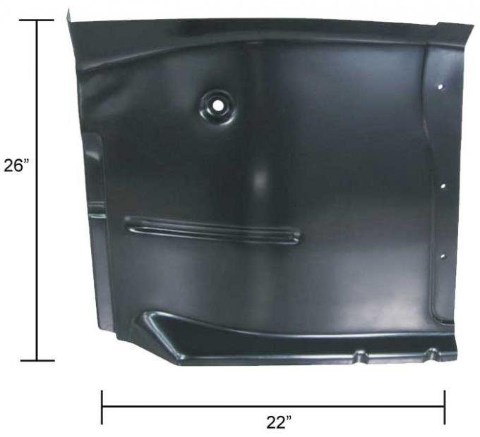 AMD Front Cab Floor Half, OE Style, LH 405-4060-L