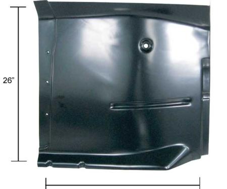 AMD Front Cab Floor Half, OE Style, RH 405-4060-R