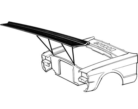 Daniel Carpenter 1965-70 Radiator Support to Hood Seal C4DZ-16238