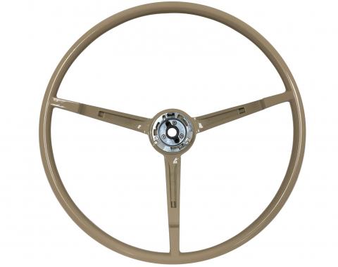 Auto Pro USA 1967 Ford Mustang VSW Steering Wheel OE Series, Parchment, 15 in. Diameter ST3035PAR