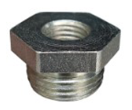 AMK 5/8-18 x 3/4 Hex x 3/8-24 Adapter Zinc B-13211