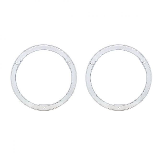 United Pacific Chrome Headlight Bezel For 1963 Chevrolet Truck (Pair) 110429