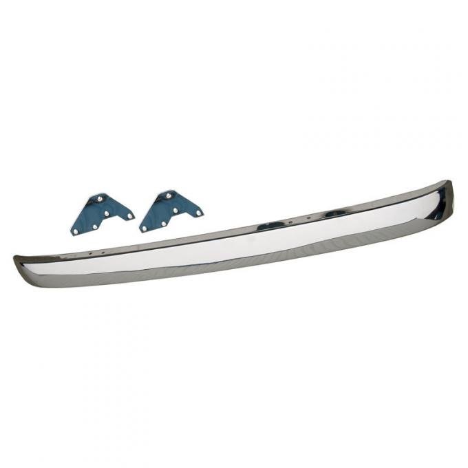 Dennis Carpenter Bumper - Front - Stainless - 1948-52 Ford Truck     7C-17750-SS