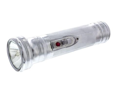 United Pacific Chrome Vintage Style Flashlight C5013