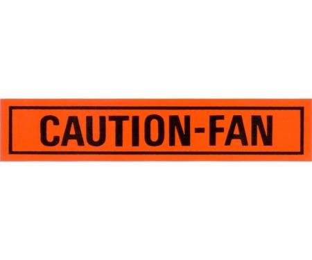 Dennis Carpenter Decal - Fan - Caution - 1968-78 Ford Truck, 1968-77 Ford Car   DF-31