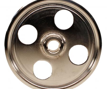 Lares Serpentine Chrome Pulley for GM Type II Pump 150