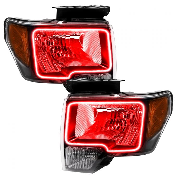 Oracle Lighting LED Pre-Assembled Headlights, Black, Red 7188-003