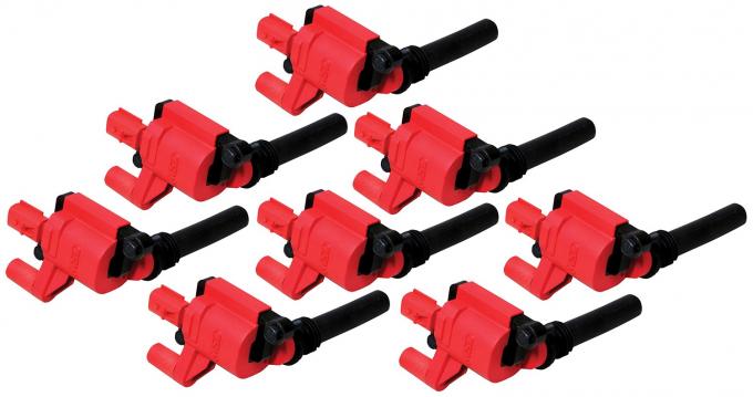 MSD Ignition Coil, Blaster, 5.7L HEMI, Red, 8-Pack 82568