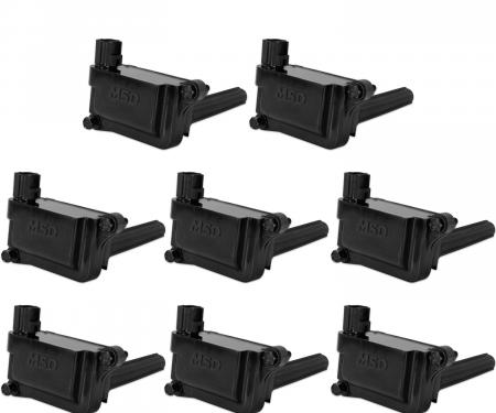 MSD Ignition Coil, Blaster, HEMI, Black, 8-Pack 825583