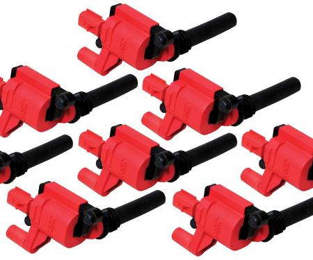 MSD Ignition Coil, Blaster, 5.7L HEMI, Red, 8-Pack 82568