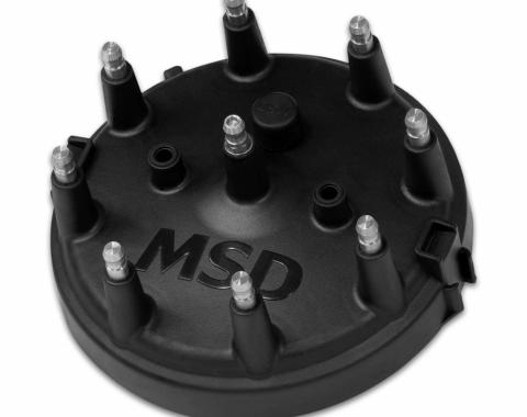 MSD Distributor Cap, Ford HEI, Black 84083