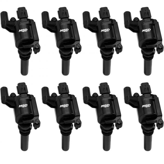 MSD Ignition Coil, Blaster, 5.7L HEMI, Black, 8-Pack 825683