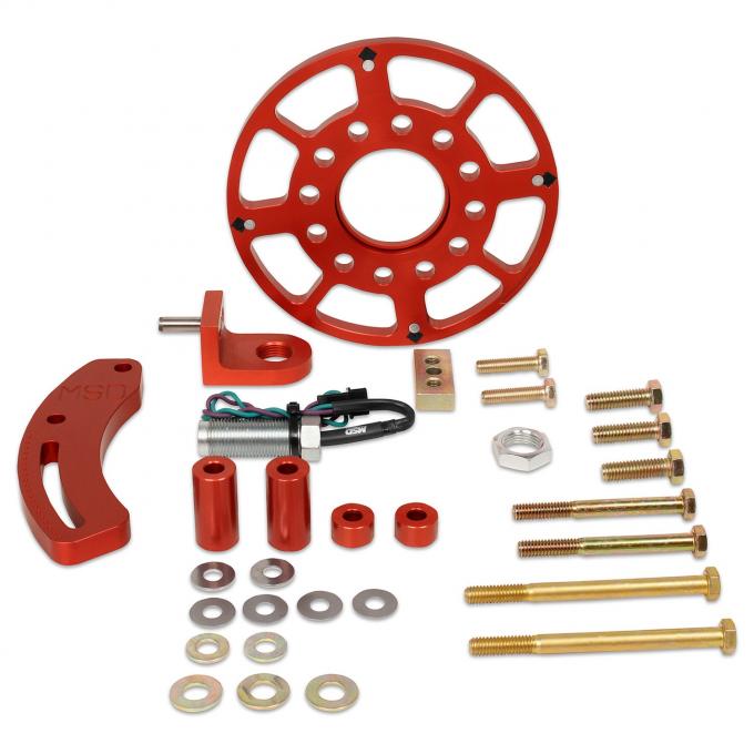 MSD Crank Trigger Wheel Kit, Flying Magnet, SBF, Windsor 8640