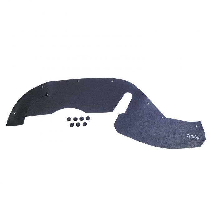 SoffSeal Inner Fender Splash Shield w/clips 1988-98 GM 1/2 ton & Light Duty 3/4 Ton 2WD SS-9366