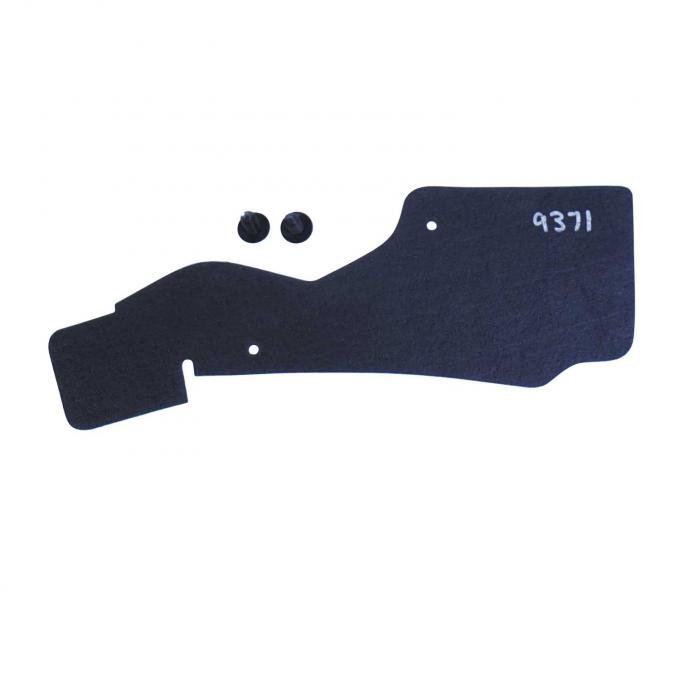 SoffSeal Splash Shield-RH frame to core support w/clips 94-98 GM Diesel, 96-98 Gas Trucks SS-9371