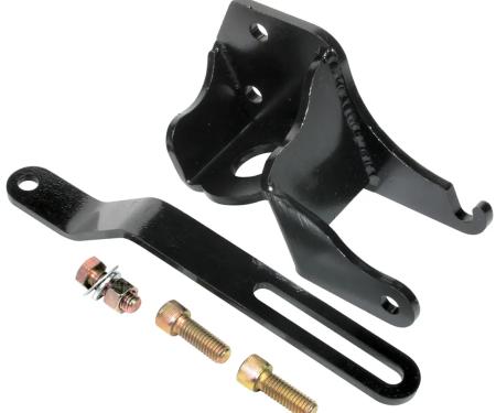 Classic Performance Front Mount Small Block Chevy Power Steering Bracket, Upper and Lower PS808