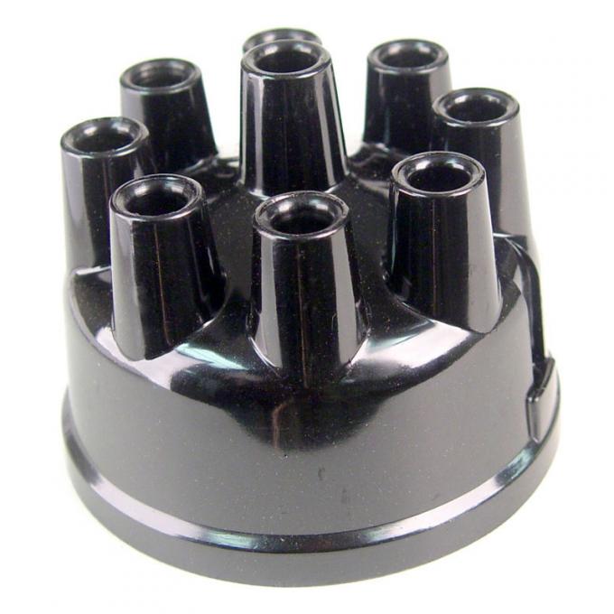 Dennis Carpenter Distributor Cap - V-8 - Black - 1948-56 Ford Truck, 1949-56 Ford and Mercury Car FAB-12106-A