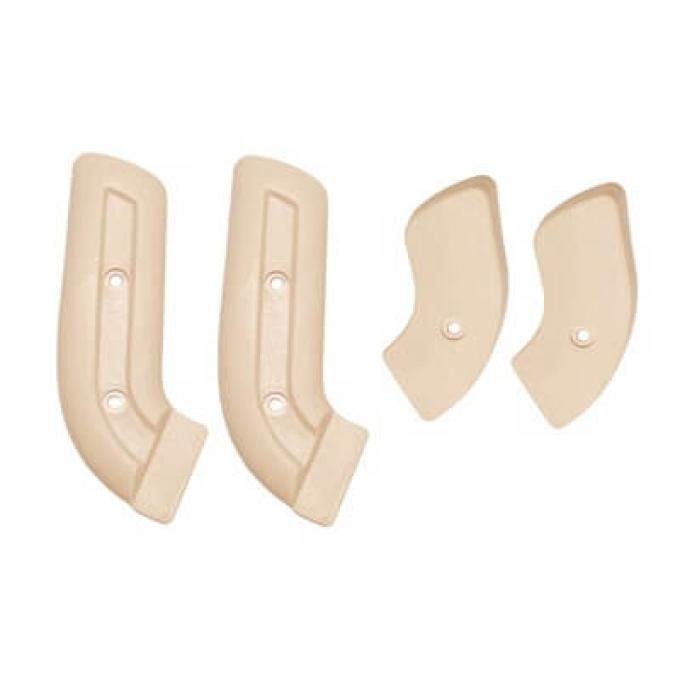 Scott Drake 1967-1977 Ford Bronco 67-77 Bronco Seat Hinge Covers, Neutral C8TZ-656192-5N