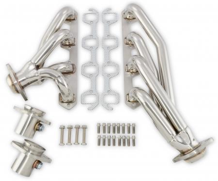 Scott Drake 1966-1977 Ford Bronco Shorty Headers, Stainless Steel C6TZ-9430-SS-SH