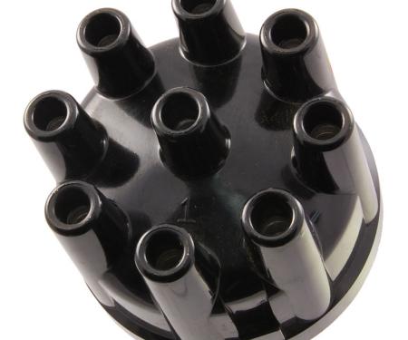 Dennis Carpenter Distributor Cap - V8 - Black - 1957-76 Ford Truck, 1966-74 Ford Bronco, 1957-72 Ford Car B7A-12106-BL