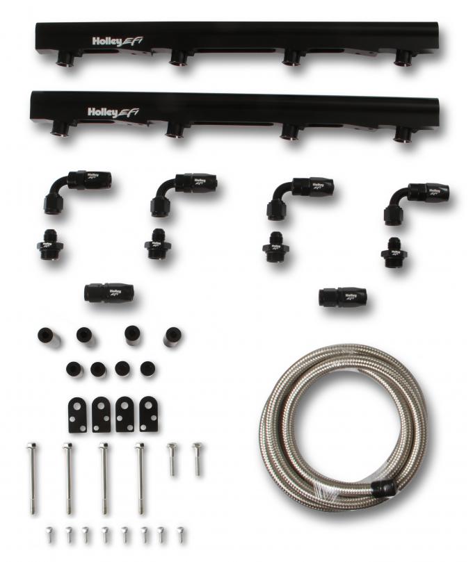 Holley EFI BILLET FUEL RAIL KIT, FORD 7.3L GODZILLA 534-266