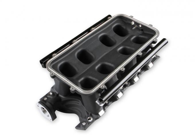 Holley EFI 8.2" SBF Ford Hi-Ram EFI Manifold Base-Black 300-274BK