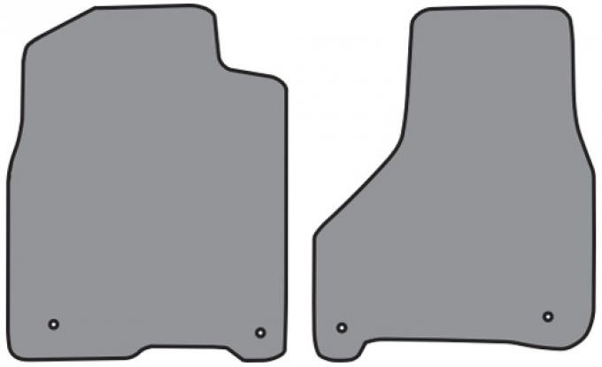 ACC 2010 Dodge Ram 2500 Crew Cab Floor Mat 2pc (P610F) Cutpile