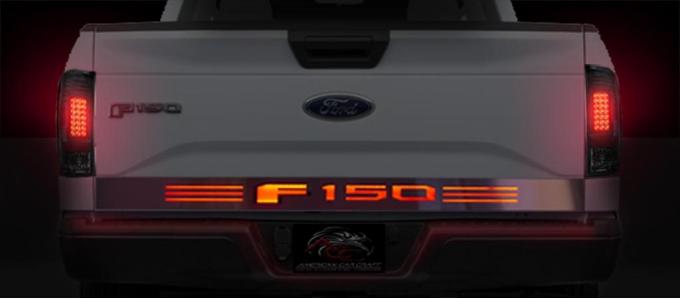 American Car Craft 2017 Ford F-150 F150 Lower Satin Tailgate Rocker Panel Illuminated Red 772090