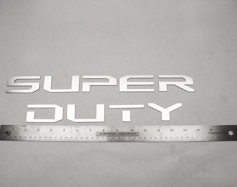 American Car Craft Super Duty Front Letter Inserts Polished 772096