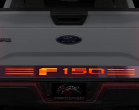 American Car Craft 2017 Ford F-150 F150 Lower Satin Tailgate Rocker Panel Illuminated Red 772090