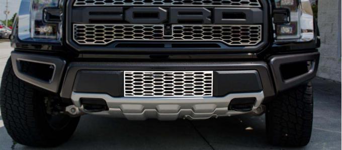 American Car Craft 2017 Ford F-150 Front Lower Grille Overlay Factory Style Polished Stainless 1pc 772058