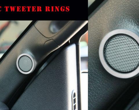 American Car Craft 2010-2014 Ford F-150 Tweeter Rings Satin 2pc 771007