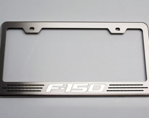 Ford F-150 Custom License Plate Frame with 'F-150' Lettering - Choose Vinyl or LED Color 772023