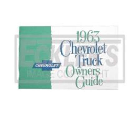 Chevy Truck Owner's Manual, 1963