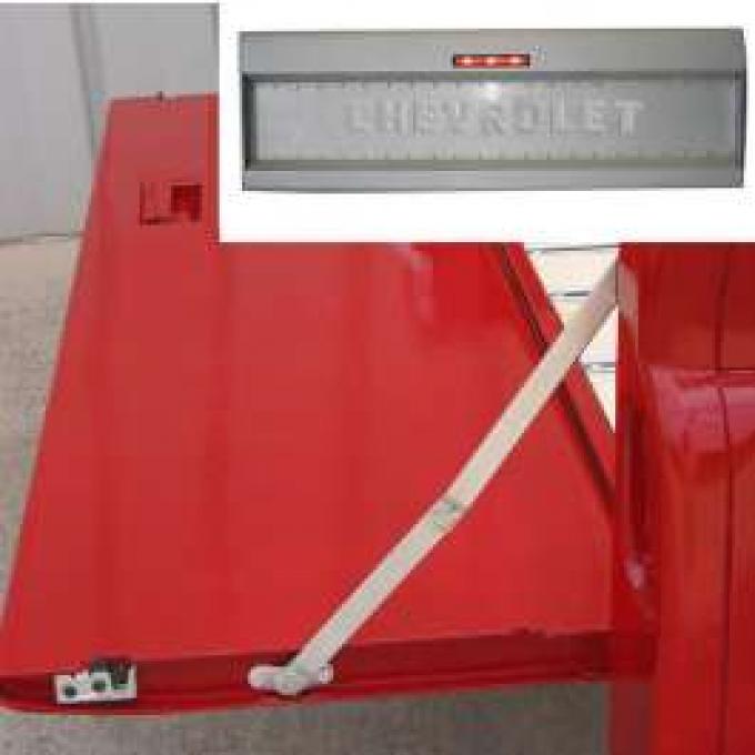 Chevy Truck Tailgate, Fleet Side, With Chevrolet Script,With3rd Brake Light,1958-1966