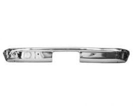 Chevy Truck Bumper, Rear, Chrome, Step Side, 1967-1987