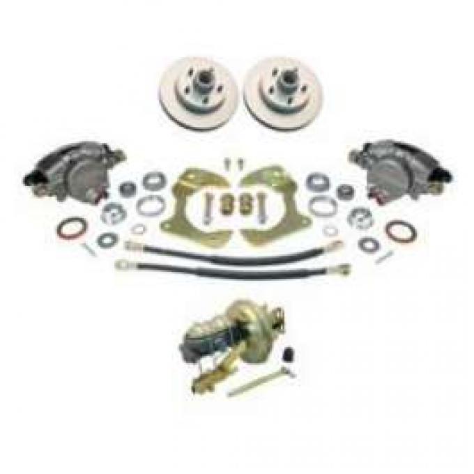 Chevy Truck Power Disc Brake Kit, Front, Complete, 1963-1966