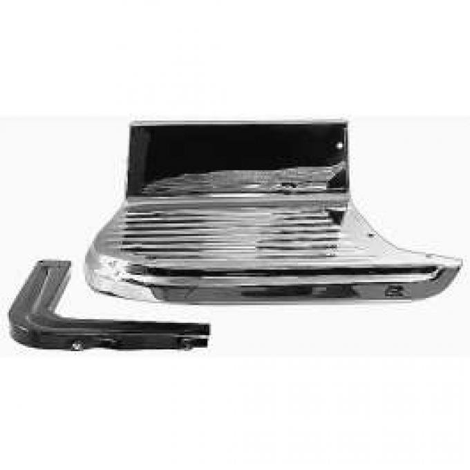 Chevy Truck Bed Step, Chrome, Short Bed, Step Side, Left, 1955-1966