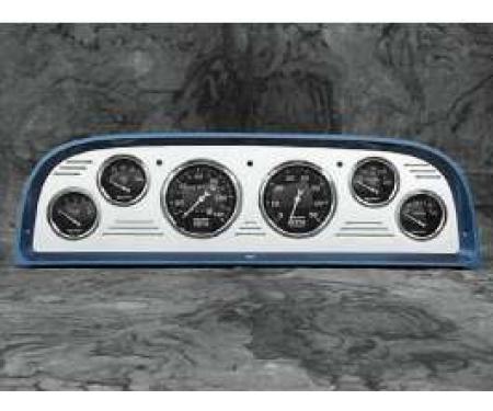 Chevy Truck Dash Insert, Polished Billet Aluminum, Classic Instruments, 1960-1963