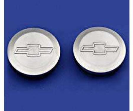 Chevy Truck Hole Cap, Bowtie, Satin, Step Side, 1967-1987