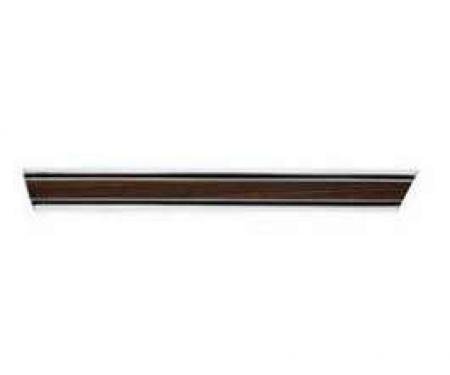 Chevy Truck Side Molding, Long Bed, With Wood Grain Insert, Right Rear Lower, 1969-1972