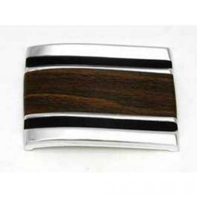 Chevy Truck Cab Molding, With Wood Grain Insert, Custom Sport, Lower, Left, 1969-1972