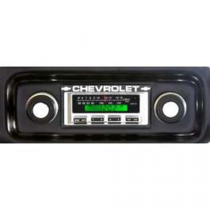 Chevy Truck Stereo,KHE300,AM/FM,200 Watts, Chrome Face,1967-1972