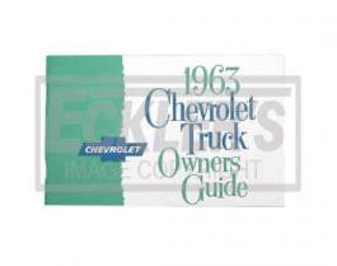 Chevy Truck Owner's Manual, 1963