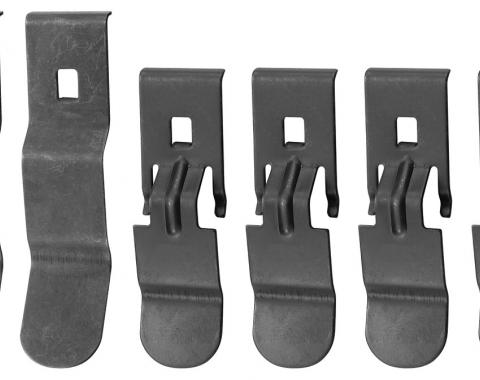 RestoParts Clip Kit, Dash Pad, 1970-72 Chevelle/El Camino/Monte Carlo, 6pc CH4068