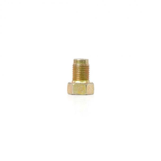 Right Stuff 3/16" Tube W/10 x 1 Thread, 1/2" Hex, Bubble Flare, Metric Gold Fitting MSP6