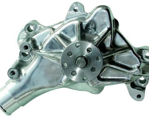 Proform Engine Water Pump, Mechanical Long Style, High Flow Model, Polished, SB Chevy 67264