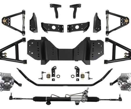 Detroit Speed 73-87 C10 SpeedMAX Front Suspension System Non-Adjustable Shocks 550 lb/in Springs SBC Brackets 032082