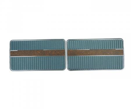 PUI Interiors 1969 Ford Ranger Truck Dark Blue Front Door Panels D814