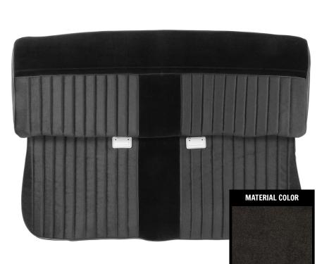 PUI Interiors 1982-1987 Chevrolet Truck Charcoal Cloth Front Bench Seat Cover 82TSC06B